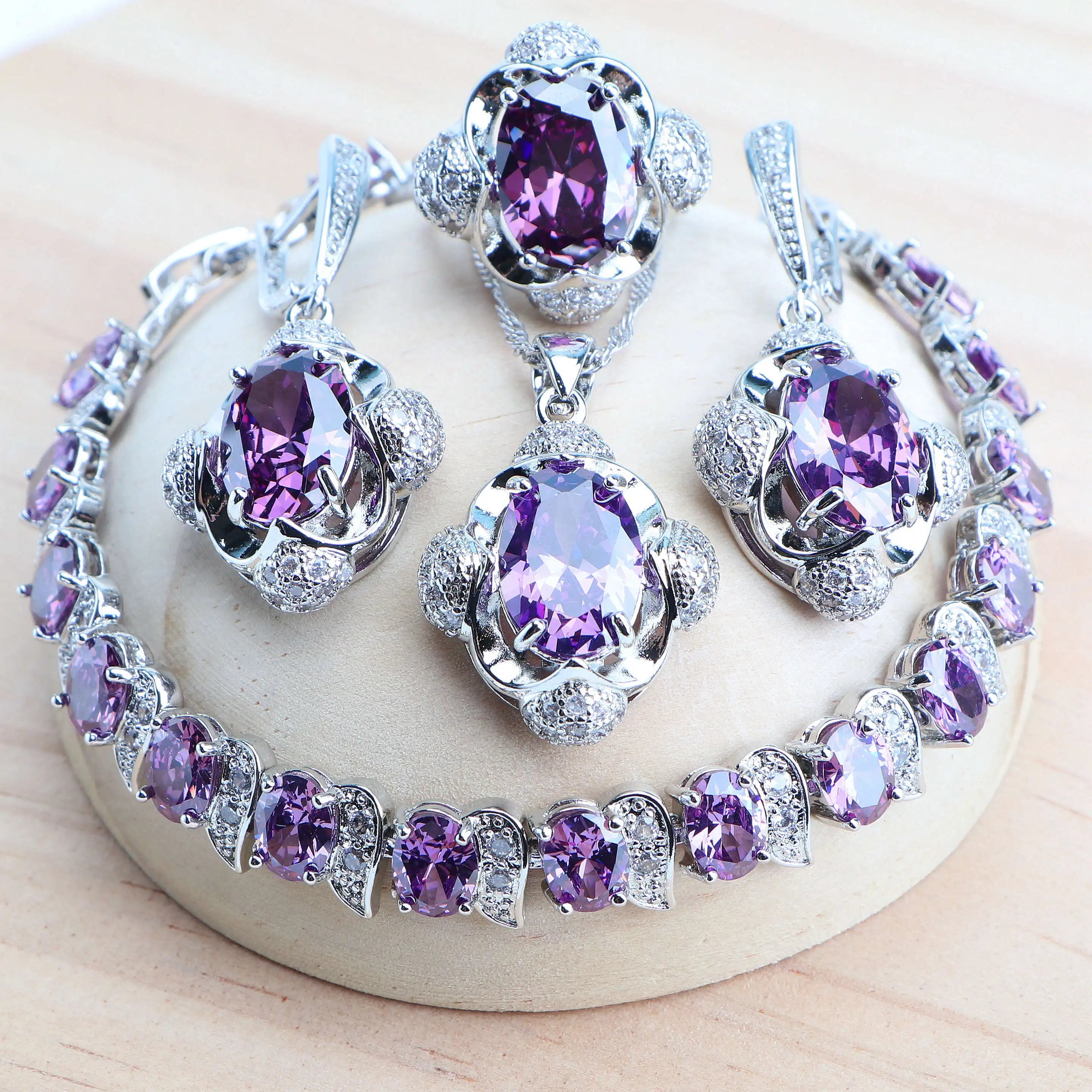 Purple CZ Party Sparkle