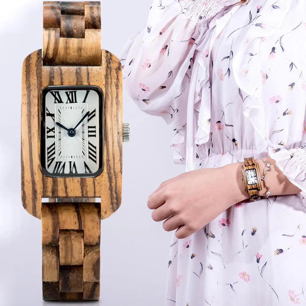 BOBO BIRD Ladies Luxury Wood Quartz Watch