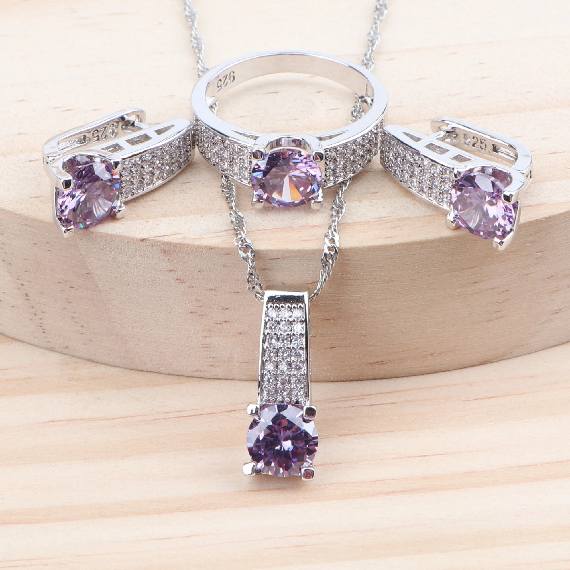 Purple Zircon Luxury Set