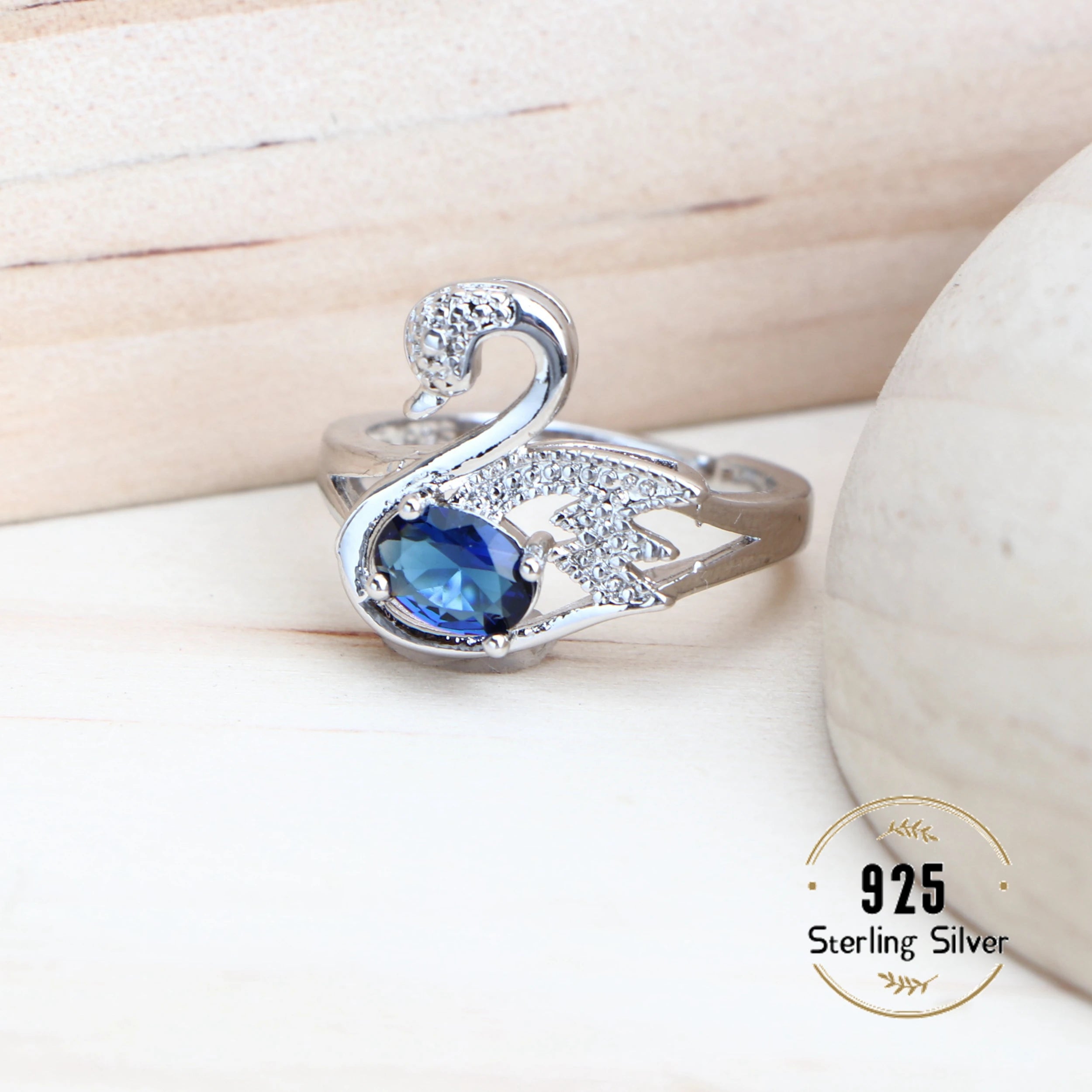 Blue CZ Evening Charm