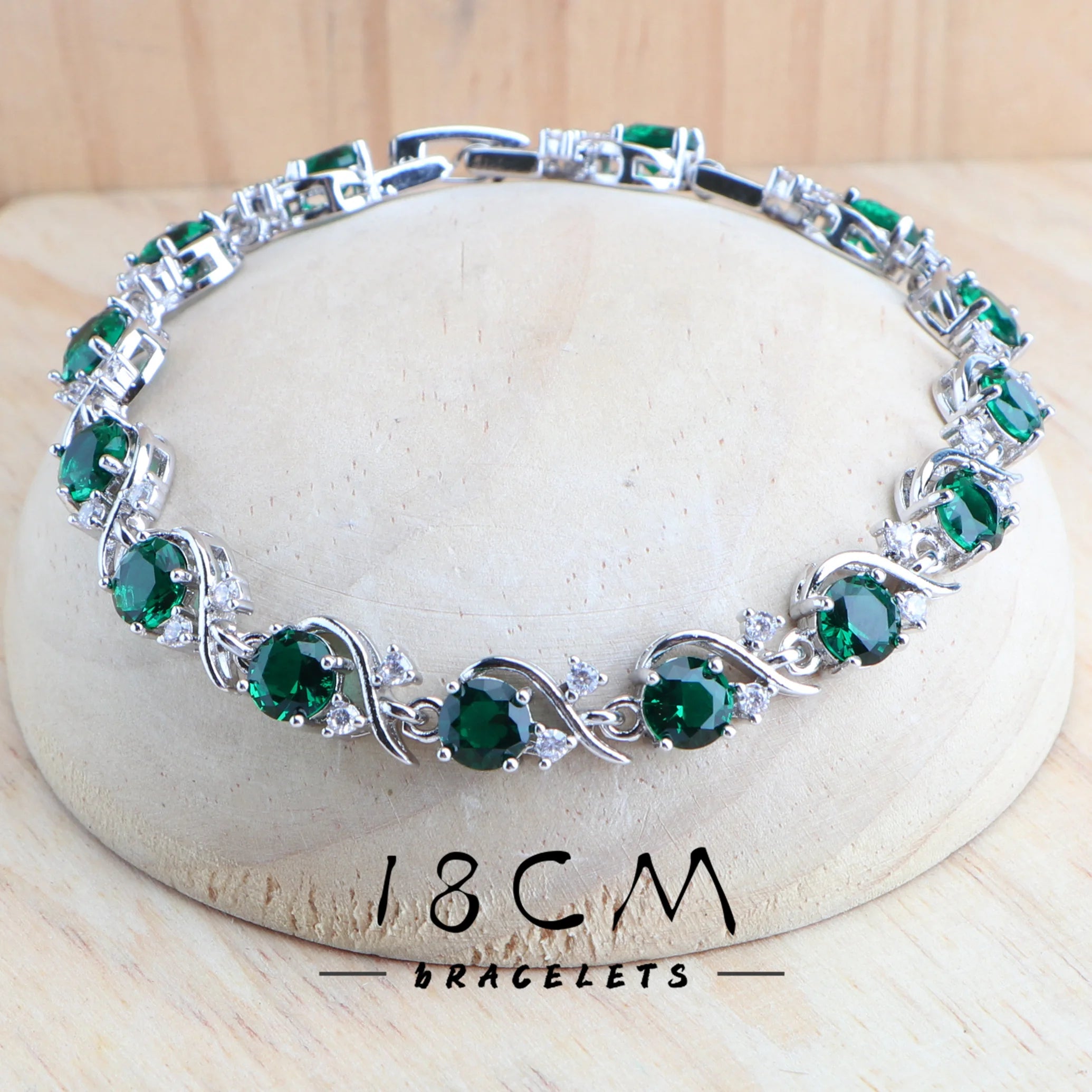 Green Zirconia Engagement Set