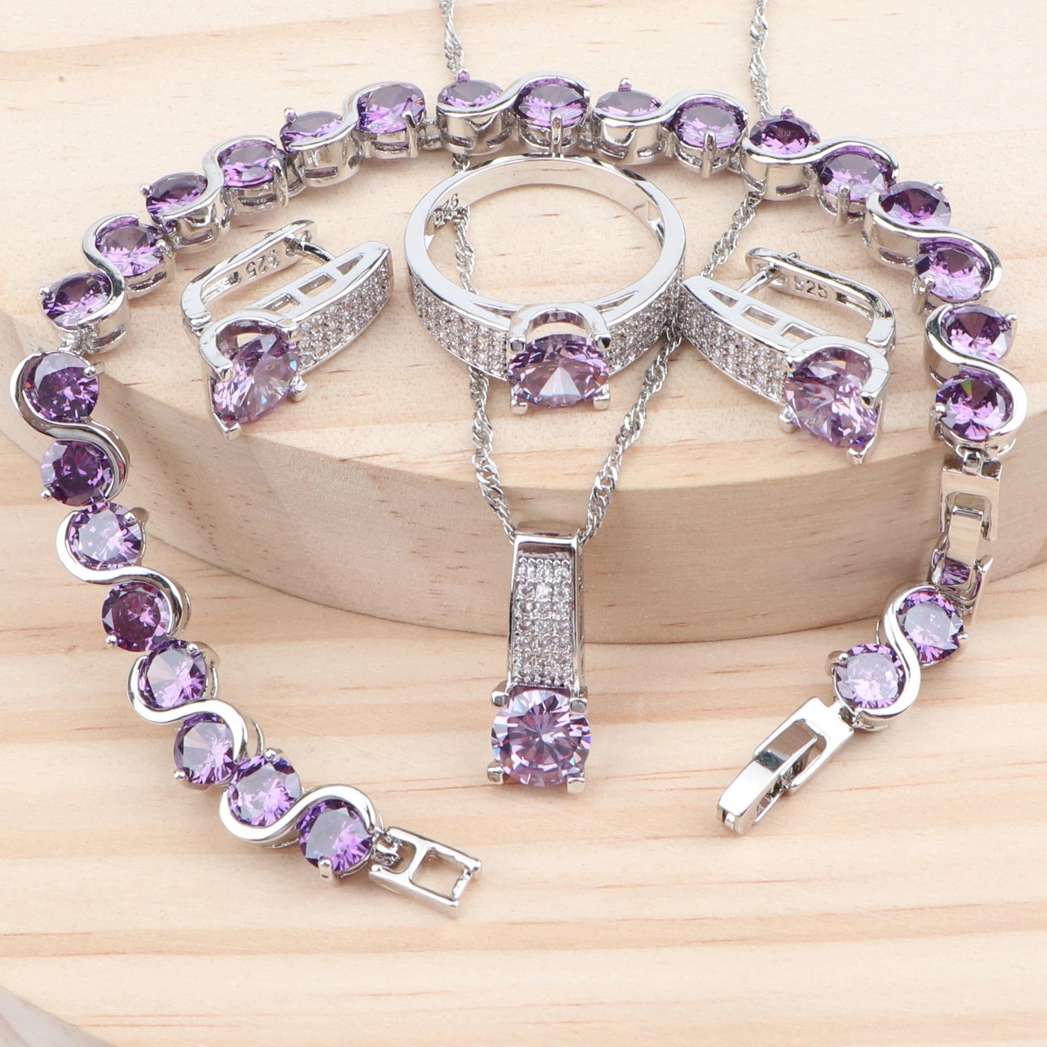 Purple Zircon Luxury Set