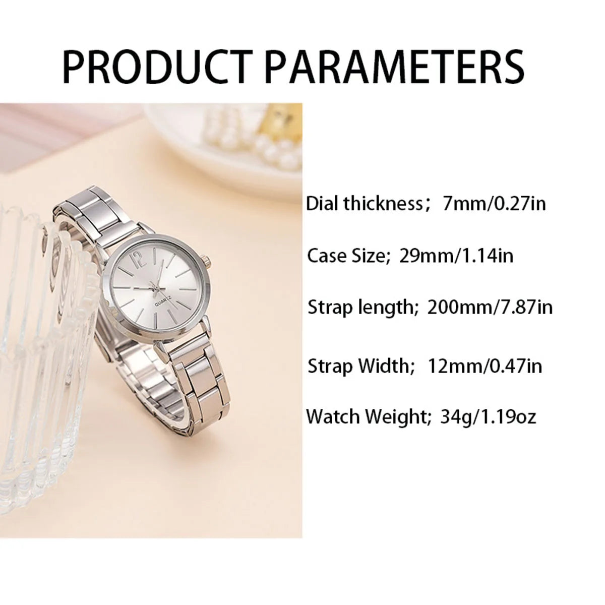 Free Gift - Luxury Women's Watch and Bracelet Set