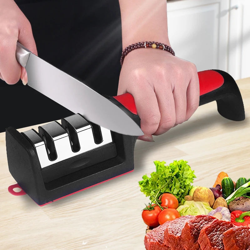 Free Gift - 3-Segment Multi-Functional Knife Sharpener