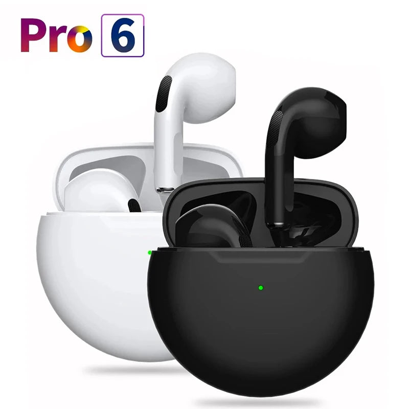 Free Gift - Pro6 Bluetooth Wireless Earbuds with Case