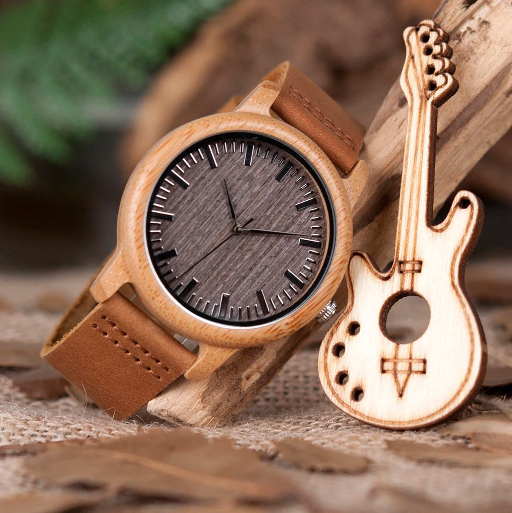 BOBO BIRD Solid Wood Luxury Wristwatch