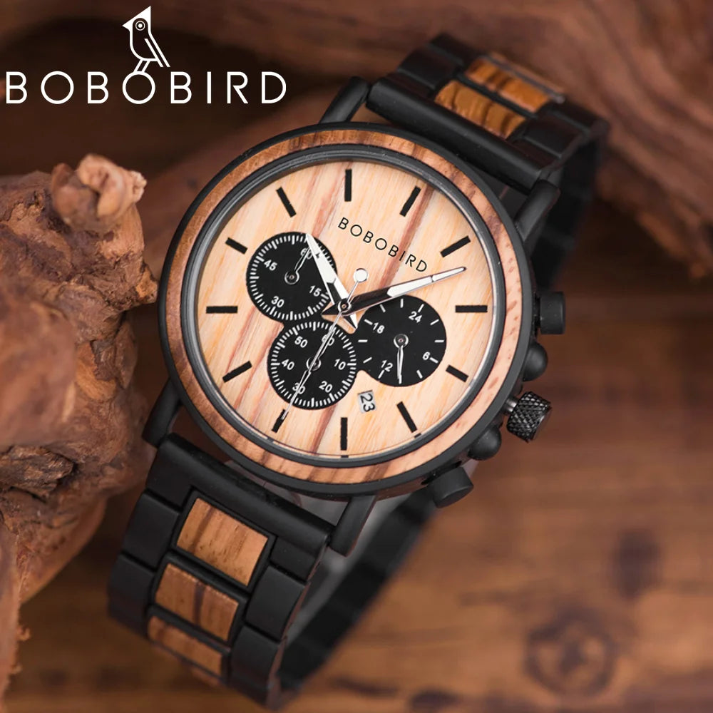 BOBO BIRD Creative Men's Wooden Watch