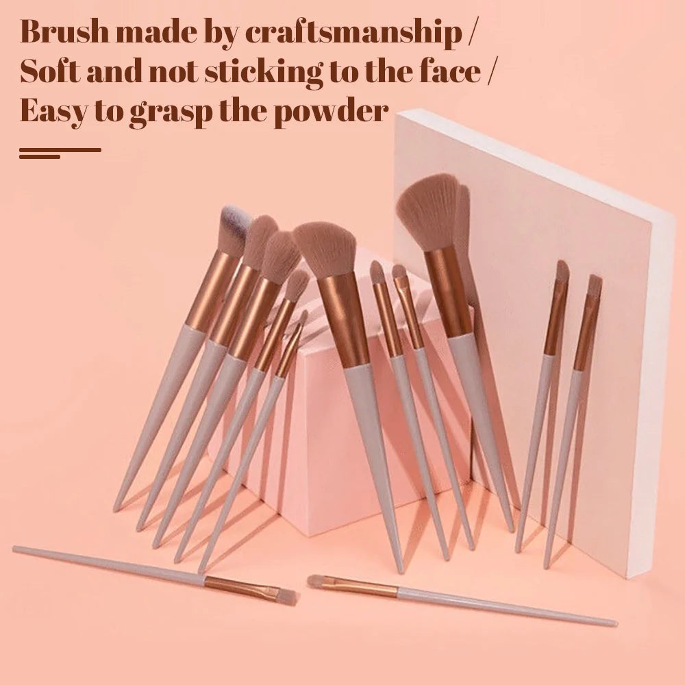 Free Gift - 13 PCS Makeup Brush Set Bag