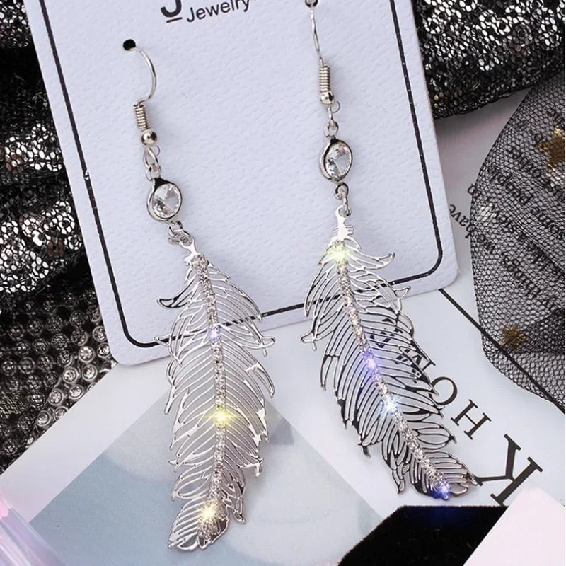 Trendy Feather Earrings for Women