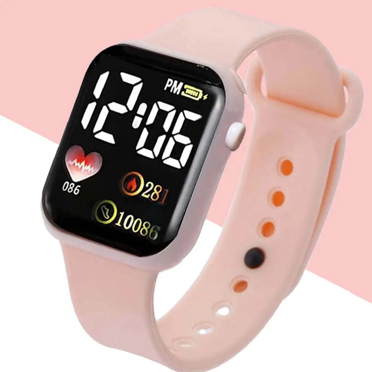 Free Gift - Love Square Digital Watch Butterfly Set