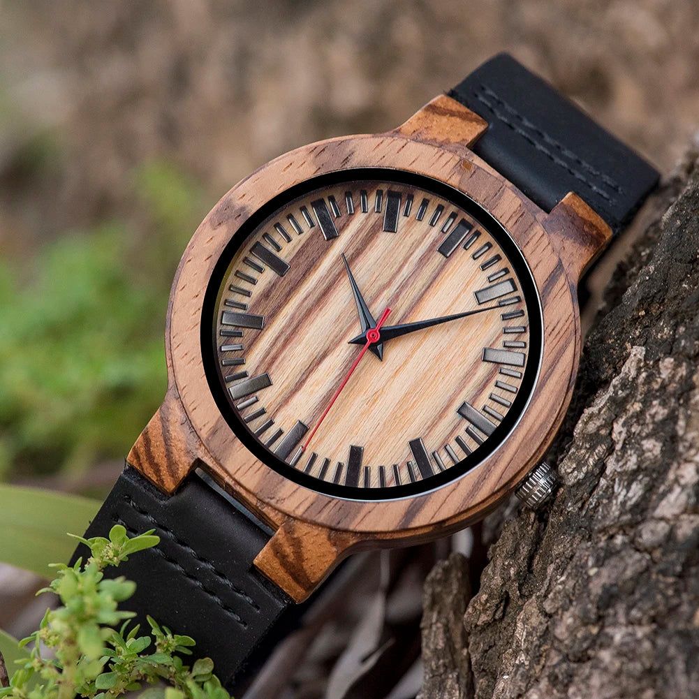 BOBO BIRD Solid Wood Luxury Wristwatch