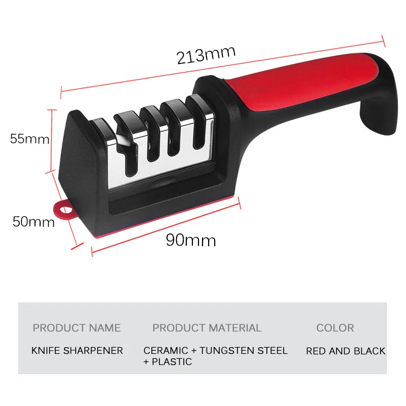 Free Gift - 3-Segment Multi-Functional Knife Sharpener