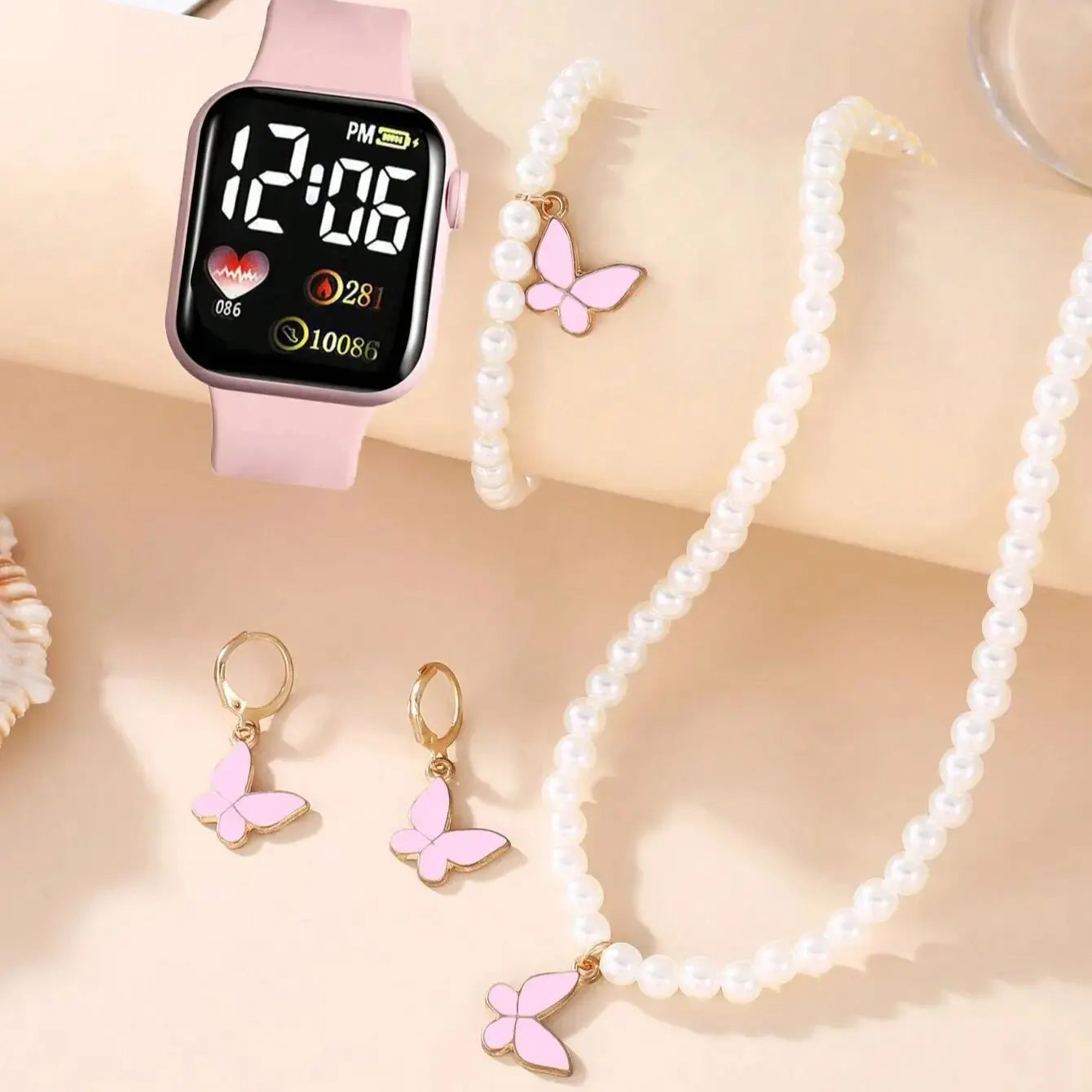 Free Gift - Caring Girl Watch and Jewelry Set