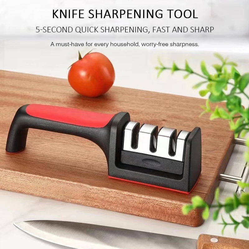 Free Gift - 3-Segment Multi-Functional Knife Sharpener