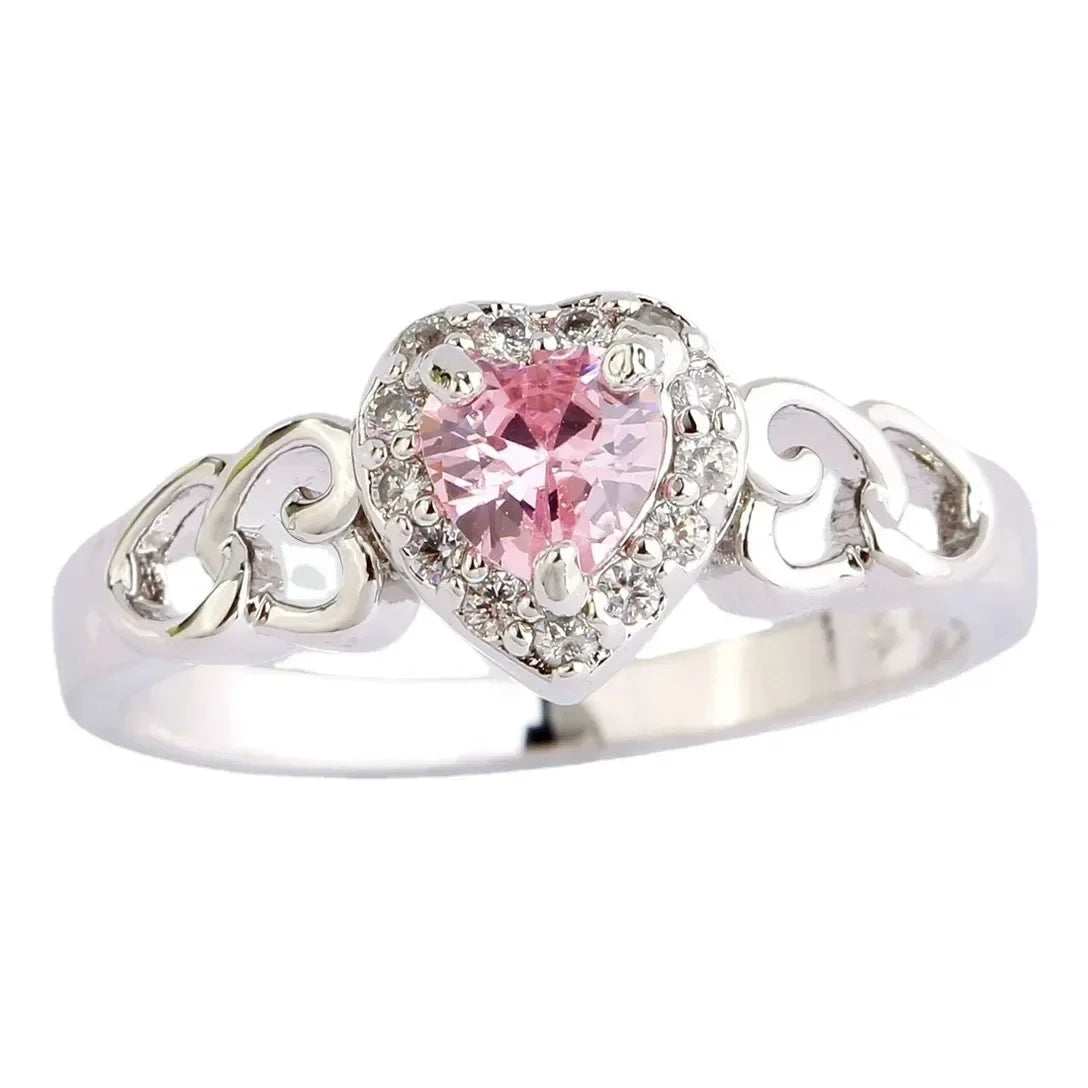 Free Gift-Pink Zircon Fashion Ring