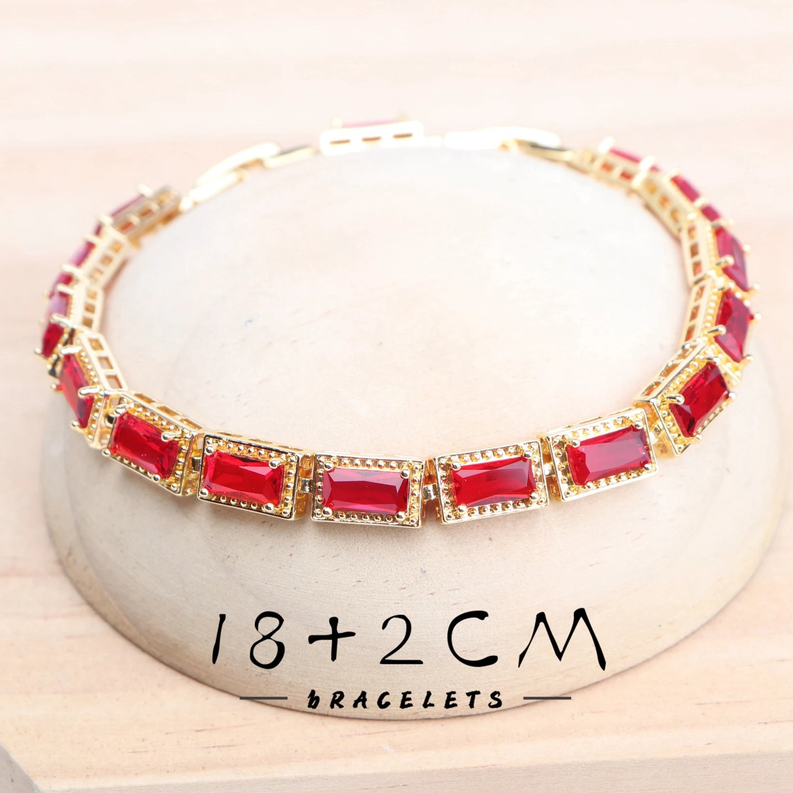 Red Zircon Festive Glam