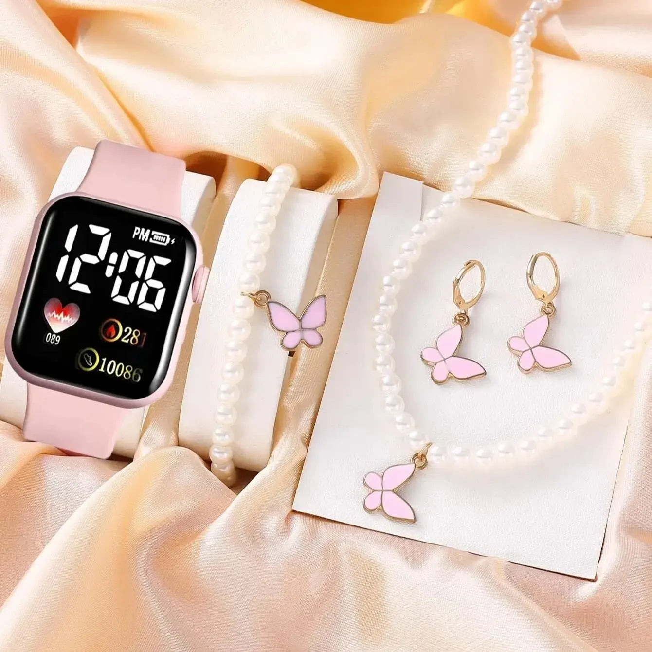 Free Gift - Caring Girl Watch and Jewelry Set