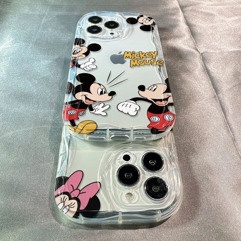 Free Gift-Mickey Minnie Dance Clear TPU iPhone Case