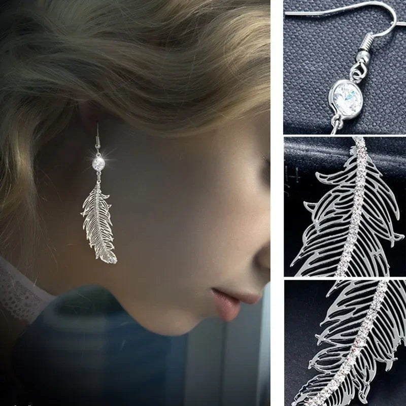 Trendy Feather Earrings for Women