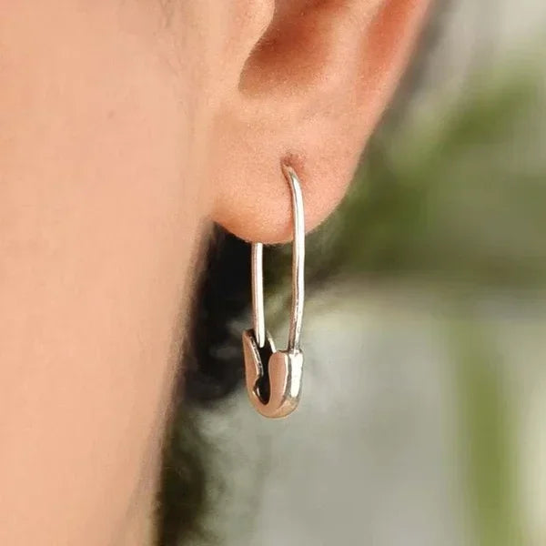 Simplicity Safety Pin Earrings Women