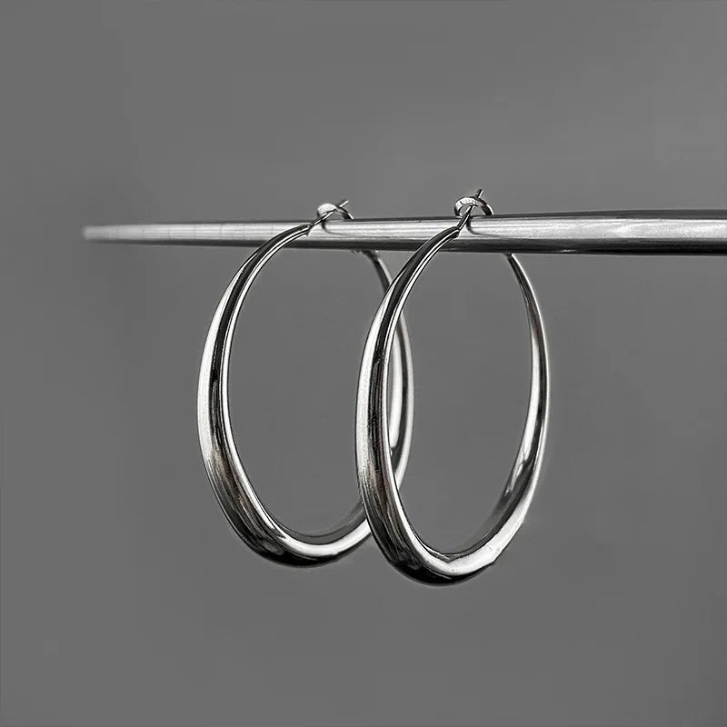 Big Circle Hoop Earrings for Women