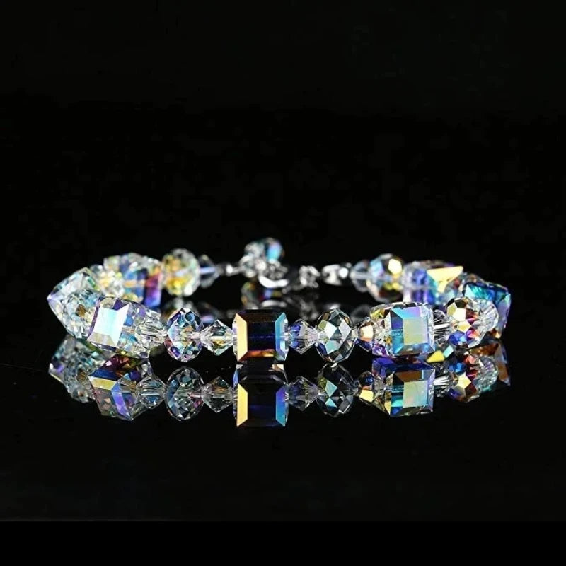 Cube Crystal Luxurious Friendship Bracelet