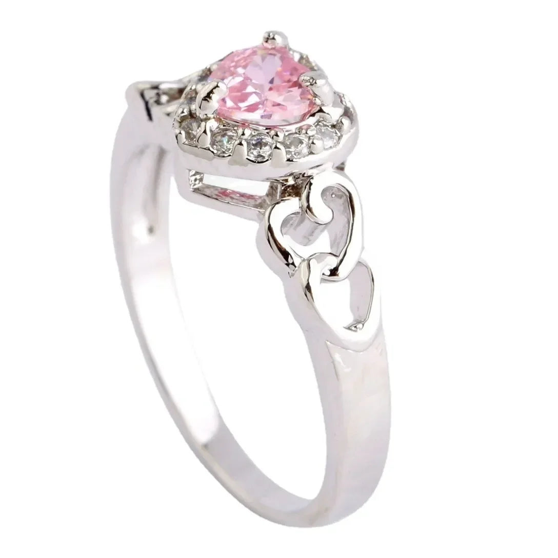 Free Gift-Pink Zircon Fashion Ring