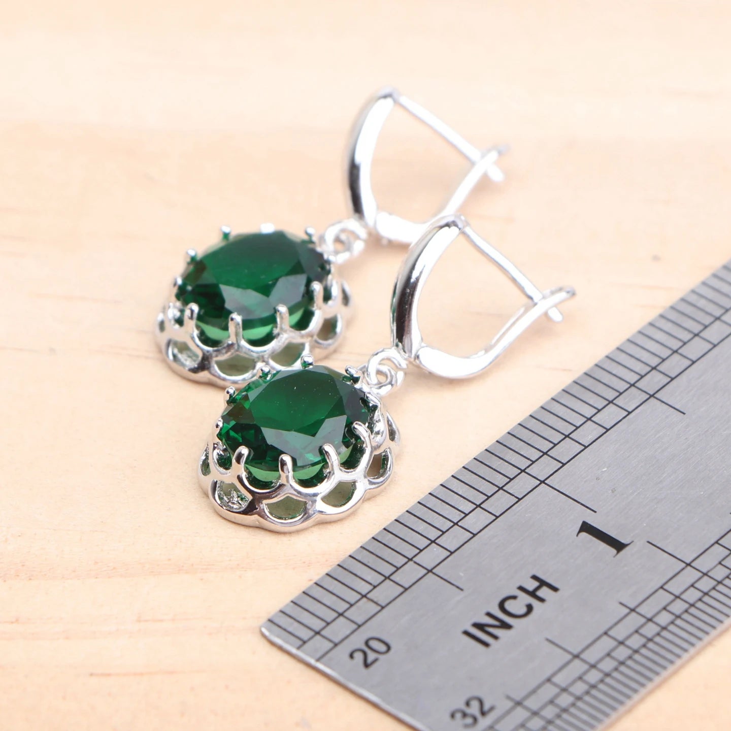 Green Zircon Anniversary Charm