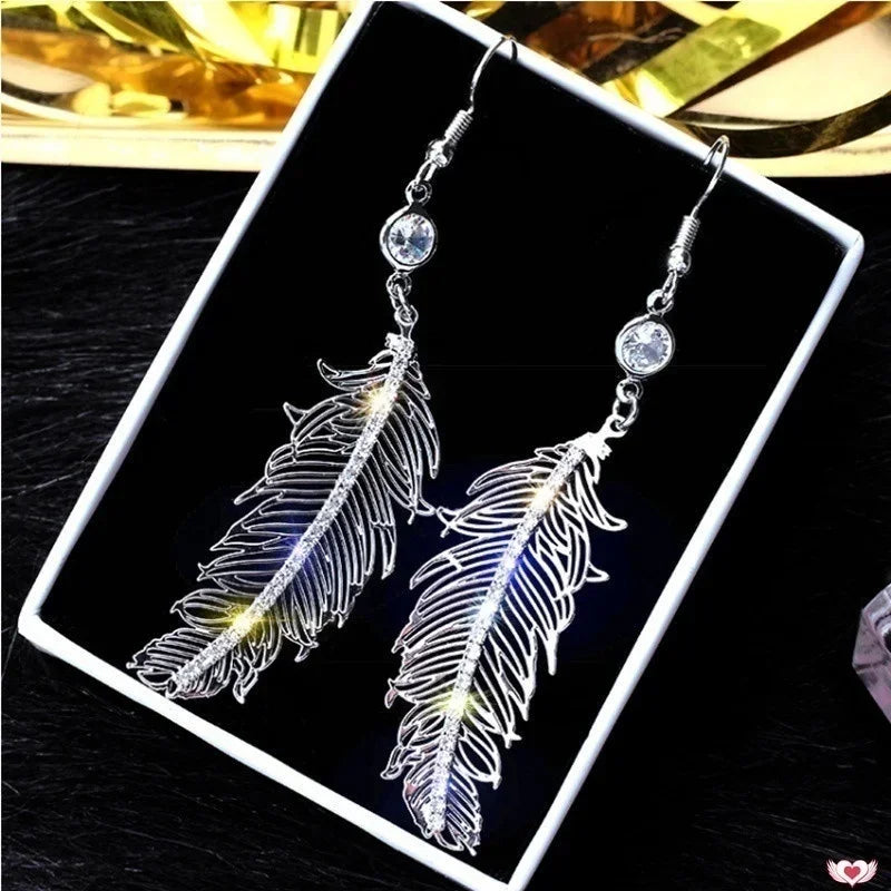 Trendy Feather Earrings for Women