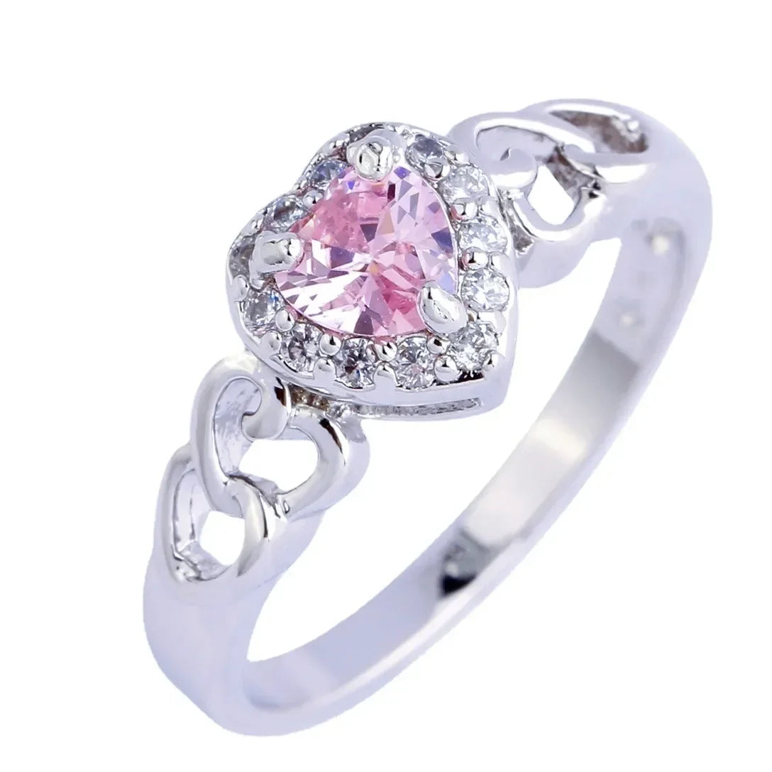 Free Gift-Pink Zircon Fashion Ring