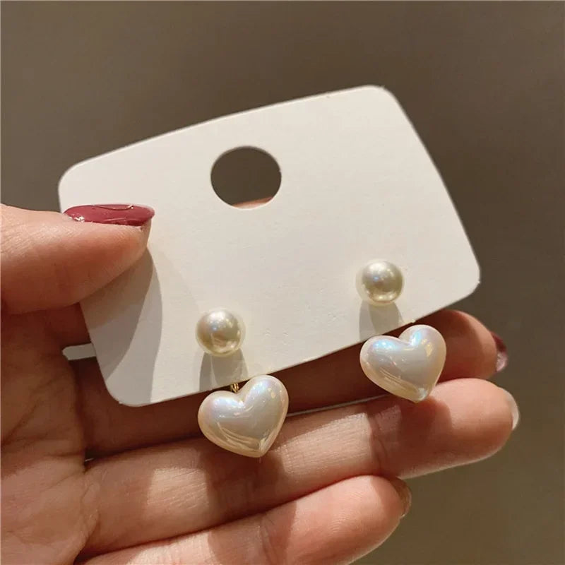 Elegant Love Pearl Earrings