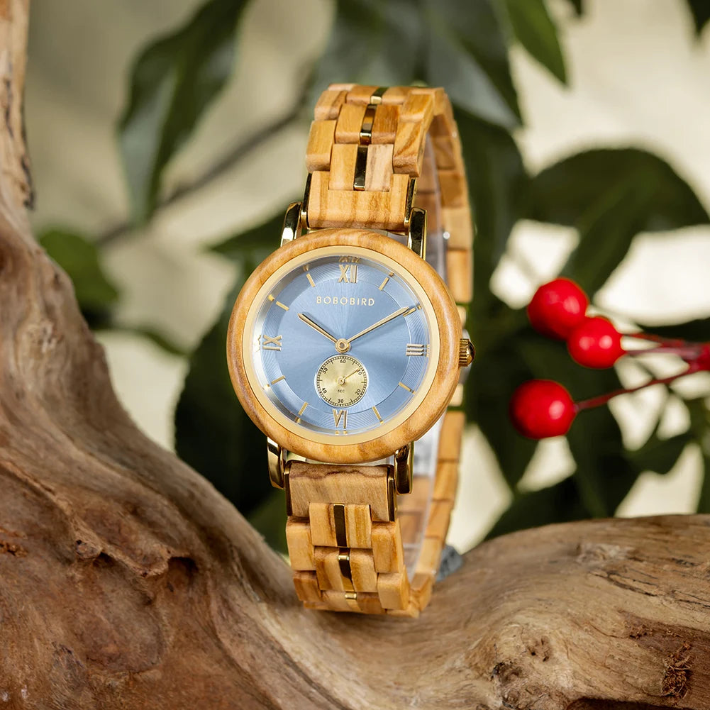 BOBO BIRD Ladies Casual Wooden Watch