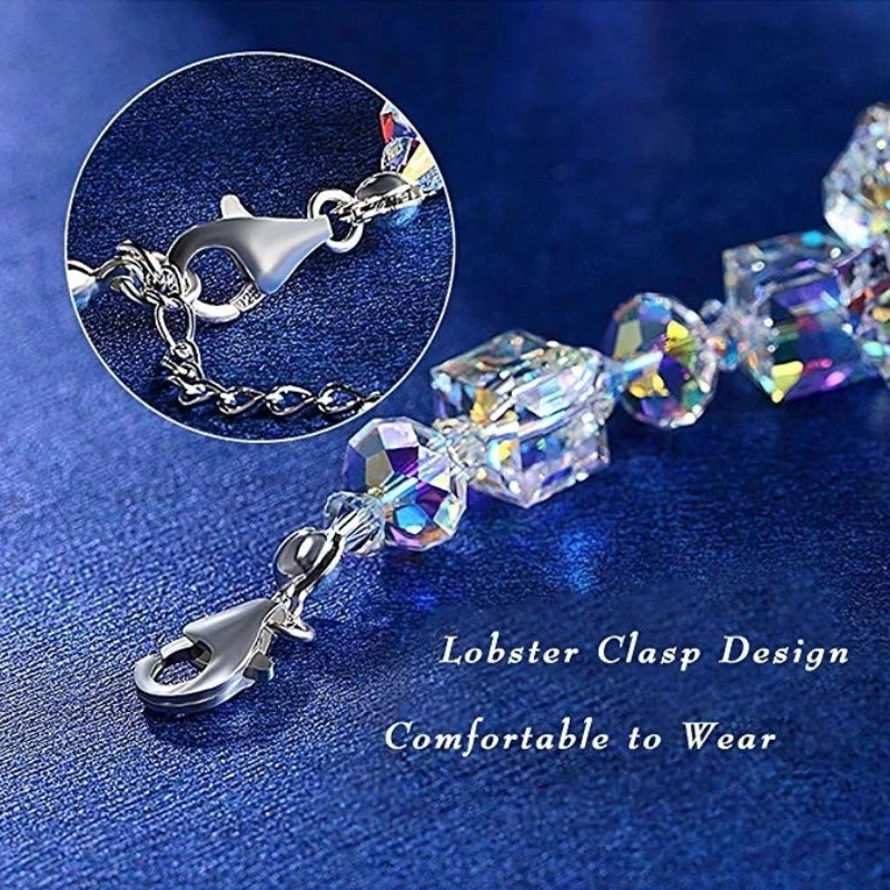 Cube Crystal Luxurious Friendship Bracelet