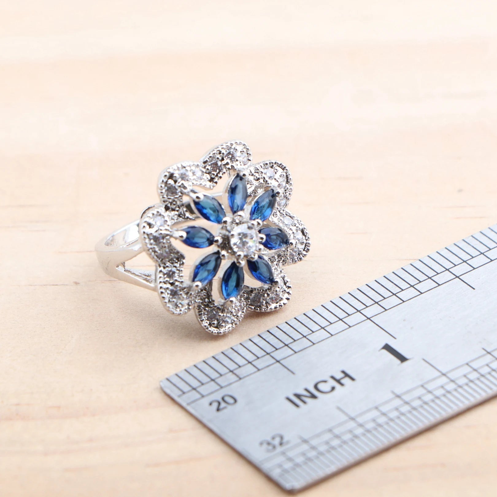 Blue Zircon Wedding Elegance